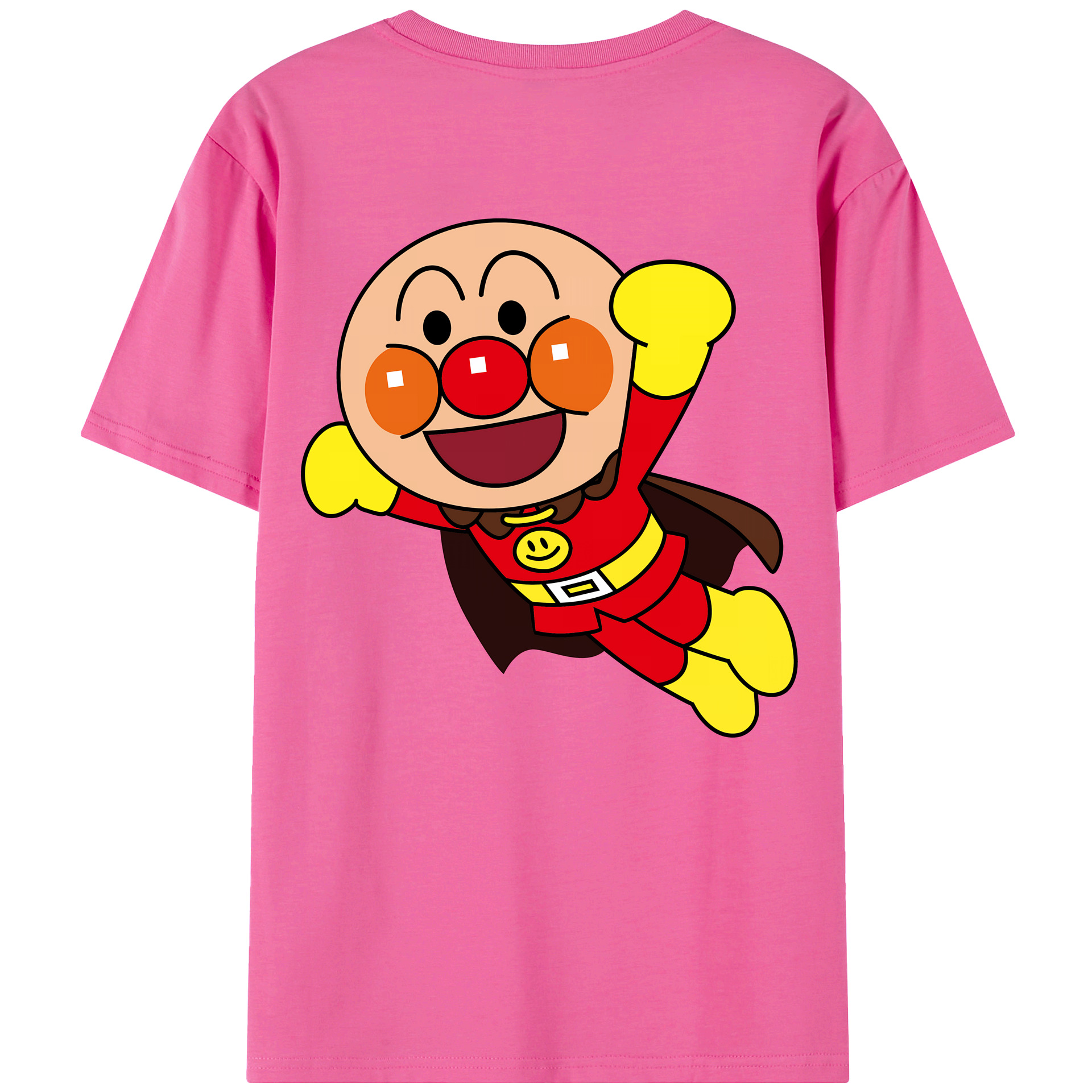 （画像用） アンパンマン Anpanman レディース半袖Tシャツ(バックプリント)